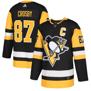 Lasten NHL Pittsburgh Penguins Pelipaita Sidney Crosby #87 Authentic Musta Koti